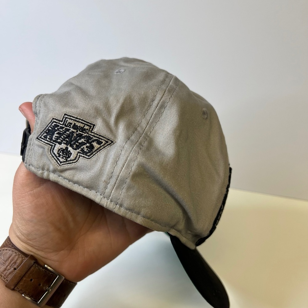 New Era Los Angeles Kings 9FIFTY Snapback Hat NHL Vintage Hockey Grey Black - Picture 4 of 5